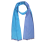 Preview: Scarf Shawl 100% Silk Flannel Green Blue